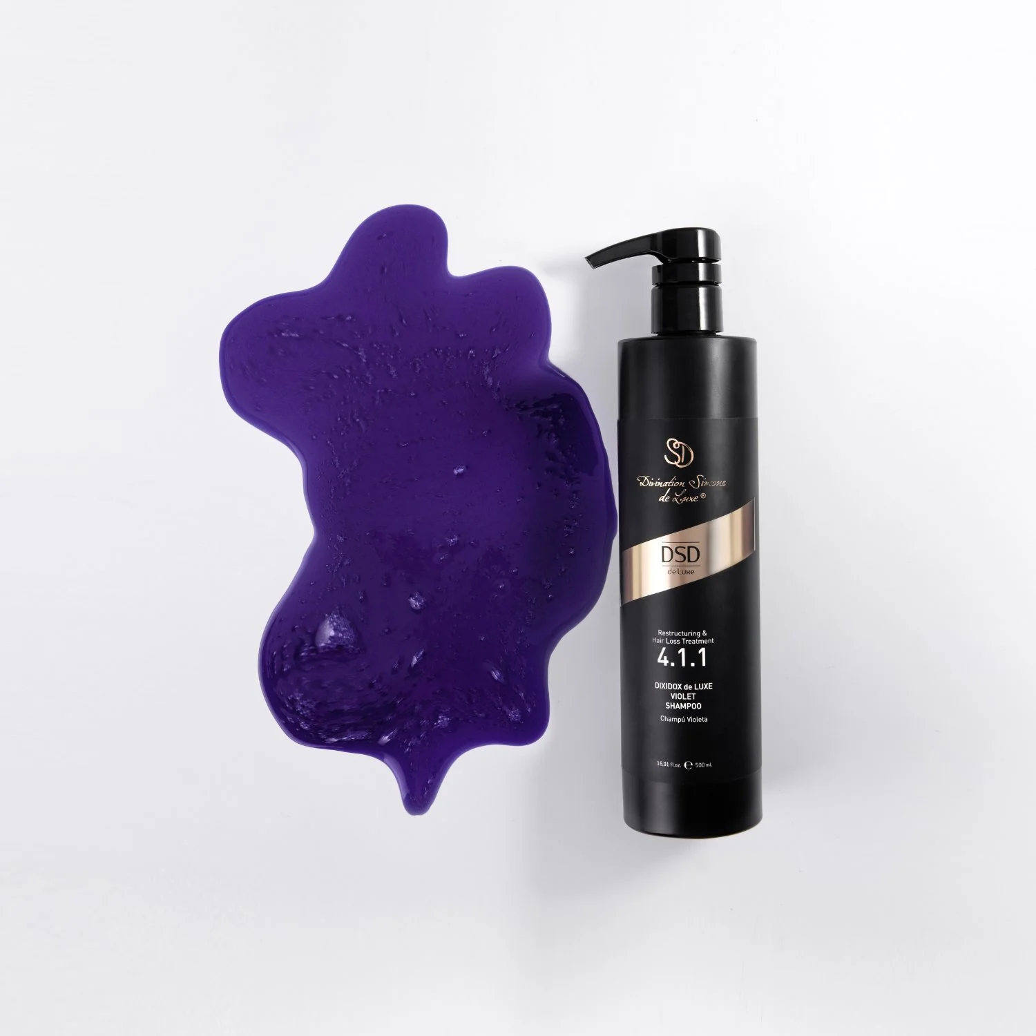 DSD Dixidox De Luxe Violet Shampoo № 4.1.1 - Шампунь фиолетовый нейтрализующий желтый оттенок волос 