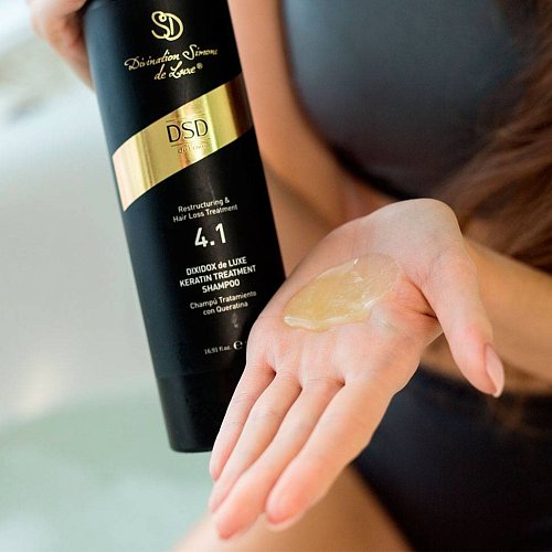 DSD Dixidox De Luxe Keratin Treatment Shampoo № 4.1 - Шампунь восстанавливающий с кератином 
