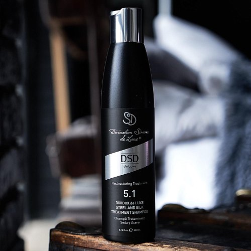 DSD Dixidox De Luxe Steel And Silk Treatment Shampoo № 5.1 - Шампунь восстанавливающий Сталь и шелк  