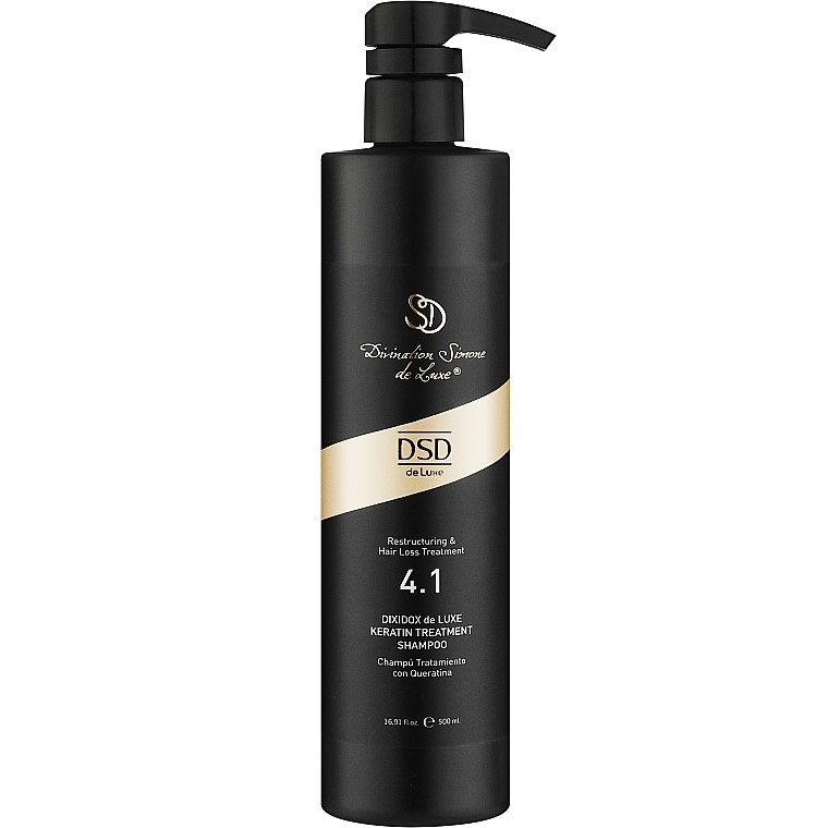 DSD Dixidox De Luxe Keratin Treatment Shampoo № 4.1 - Шампунь восстанавливающий с кератином 
