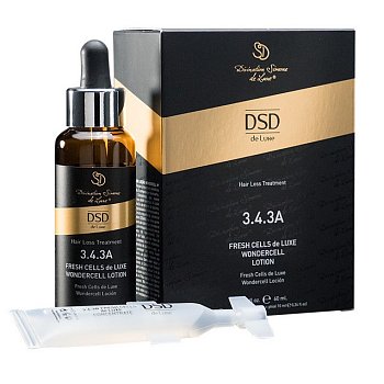 DSD De Luxe Fresh Cells DeLuxe Wondercell Lotion № 3.4.3А - Лосьон для интенсивного роста волос Флакон 50мл + ампула 10мл 