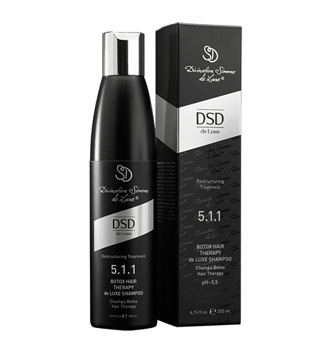 Шампунь восстанавливающий Ботокс для волос - DSD De Luxe Botox Hair Therapy de Luxe Shampoo № 5.1.1