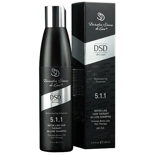 DSD De Luxe Botox Hair Therapy de Luxe Shampoo № 5.1.1 - Шампунь восстанавливающий Ботокс для волос 