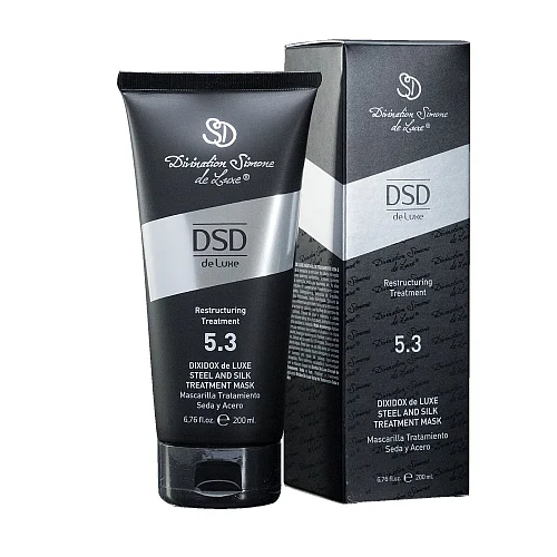 DSD Dixidox De Luxe Steel And Silk Treatment Mask № 5.3 - Маска восстанавливающая Сталь и шелк 