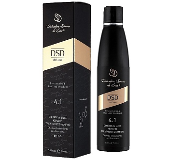 Шампунь восстанавливающий с кератином - DSD Dixidox De Luxe Keratin Treatment Shampoo № 4.1